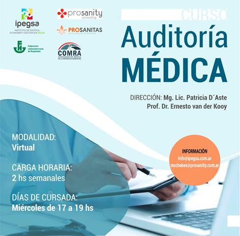 Brochure Curso de Auditoría Médica 2026